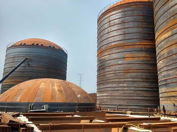 蔡甸焦粉钢板仓